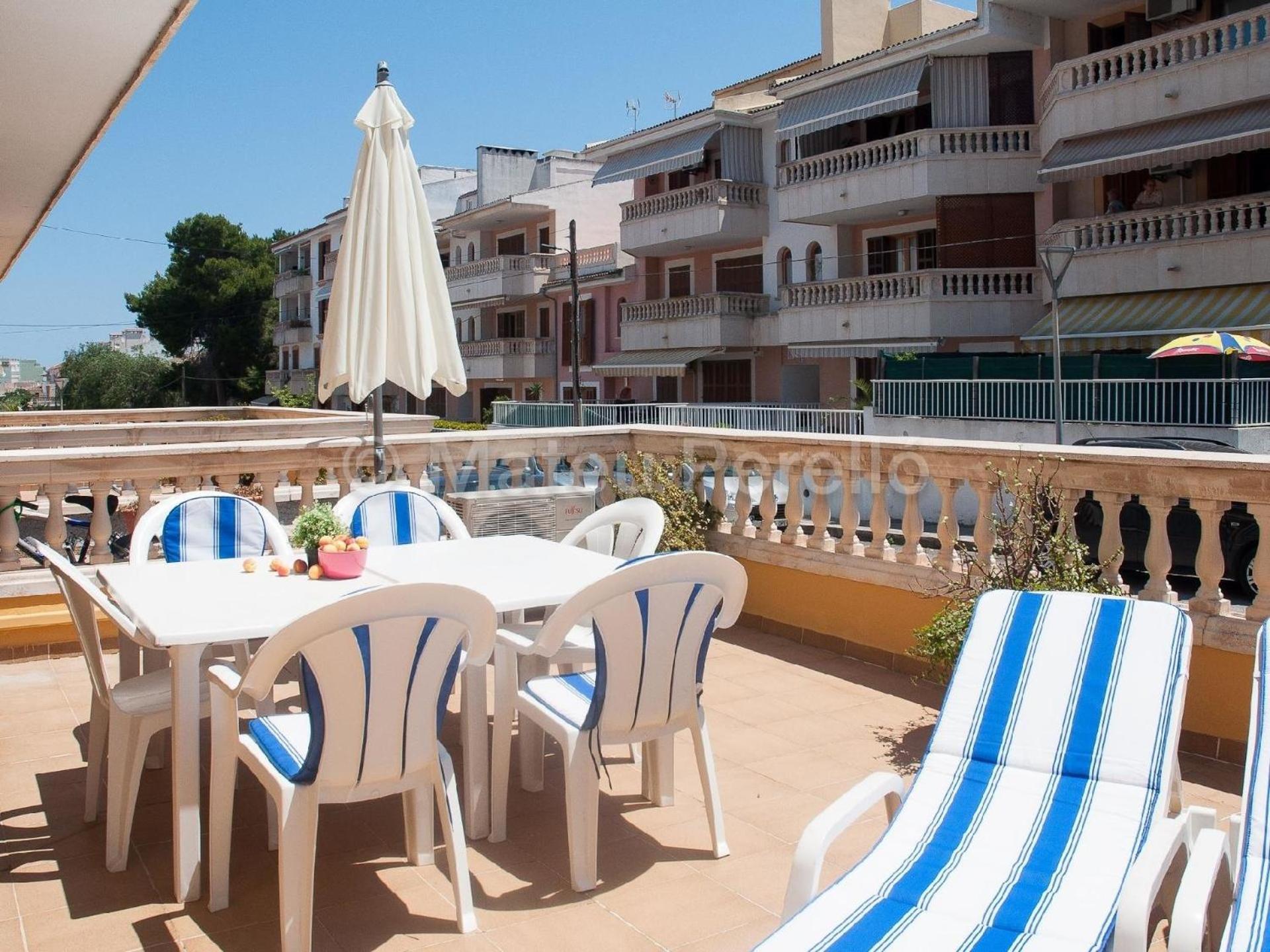 Wohnung In Son Baulo Mit Terrasse, Garten Und Grill Can Picafort  Exterior photo
